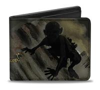 The Lord of the Rings Wallet, Bifold, The Lord of the Rings We Hates It Forever Gollum Quote Pose, Vegan Leather
