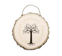 The Lord Of The Rings White Tree Of Gondor Hanging Wall Sign | 15 x 15 Inches