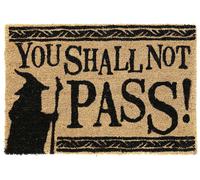 The Lord Of The Rings You Shall Not Pass! Door Mat brown black Onesize