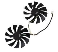 The Lord of the Tools 1 Pair 4Pin Cooling Fan 85mm Computer Competition Fan Compatible with PowerColor RX 5600 5700 6500 6600 XT 6700 Fighter