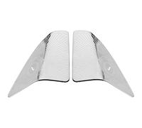 The Lord of the Tools 1 Pair Car Door A-pillar Tweeter Cover Trim Compatible with W205 C-Class Car Stereo Door Speaker Cover Car Accessories 304 Stainless Steel Silver Left & Right