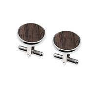 The Lord of the Tools 1 Pair Natural Wood Cufflinks Fashion Classic Shirt Cufflinks Sleeves Cuff Links Jewellery Delicate Gift for Men Father Groom Clothing Decoration Accessories
