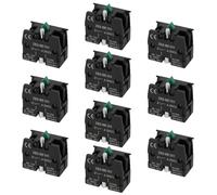 The Lord of the Tools 10 Amp Normally Open Silver Contacts Joystick Switch Green Push Button 600 Volt No Push Contact Switch Pack of 10