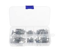 The Lord of the Tools 100PCS Car Remote Flip Key Blade Axis Lock Spring Stainless Steel 20mm Length 4mm Diameter 3mm Inner Diameter Key Blade Replacement Parts