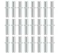 The Lord of the Tools 100pcs Metal Shelf Support Pegs 3mm x 14mm Shelf Support Pins Push Cupboard Shelf Pegs for Kitchen Cabinet Furniture Peg Shelf Bracket