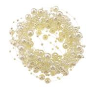 The Lord of the Tools 10M Creamy White Acrylic Pearl Bead String Artificial Pearl Baubles Decoration for Wedding Christening Venue Garland Bouquet