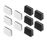 The Lord of the Tools 10Pcs Fader Cap Fader Slider Knob Mixing console Equalizer Fader Cap Compatible with Pioneer DJM350 400 500 700 750 800 850, Black and White