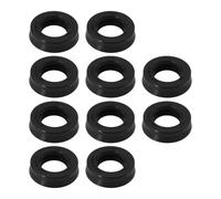 The Lord of the Tools 10pcs Pump Head Sealing Ring 12X20X5.3mm Oil Seal Pump Pressure Washer Water Seals Kit Compatible with High Pressure Cleaning Machine FK47 Black