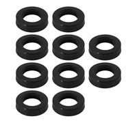 The Lord of the Tools 10pcs Pump Head Sealing Ring 12x20x5mm Oil Seal Pump Pressure Washer Water Seals Kit for High Pressure Cleaning Machine FK47 Black