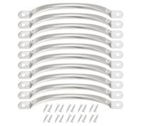 The Lord of the Tools 10pcs Stainless Steel Door Pull Handles 145mm Door Handle with Screws for Cabinet Drawer Hardware Handles Pulls Wardrobe Door Handle