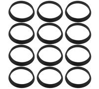 The Lord of the Tools 12PCS Cone Seal Ring Silicone Washer Waste Pipe Seal Ring Compatible with 1 1/2 Inch Drain Pipe Sink Odour Trap Siphon Seal Replacement