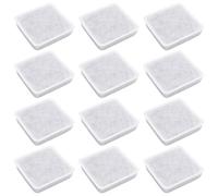 The Lord of the Tools 12Pcs Pet Water Dispenser Filter Replacement Parts 55x55x15mm Compatible with Petmate Replendish Compatible with Petmate Mason Water Dispenser