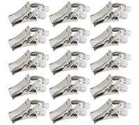 The Lord of the Tools 130x T-Glider Curtain Clips T-Rolling Rings with Clamp Curtain Hooks with Wheels for Curtain Hooks Shower Curtain Door Curtains Caravan