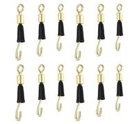 The Lord of the Tools 150Pcs Quick Change Hook Length Swivels Stainless Steel Bearing Swivel Solid Ring Fishing Connector Fishing Accessories 5kg, 10kg, 15kg