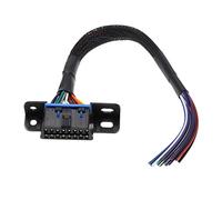 The Lord of the Tools 16pin OBD2 Female Connector Extension Pigtail Cable Adapter Hidden Tucked Up Under The Dash OBD2 Port or Other DIY Connection Multiple Cables J1962F, 30cm
