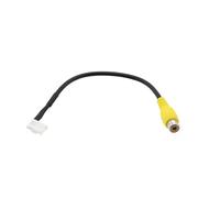 The Lord of the Tools 1PC Reverse Camera RCA Adaptor Compatible with Alpine Halo Head Unit for iLX-F115D iLX-F905D Replacement Part KWE-CAM1D Adapter 18cm