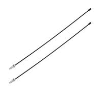 The Lord of the Tools 2 Sets RC Antenna Tube with Cap Universal Silver Antenna Mount for RC Car Quadcopter FPV Drone RC Boat Aircraft 320mm Long
