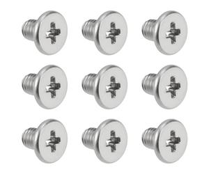 The Lord of the Tools 200Pcs M3-0.5 Stainless Steel Machine Screws Compatible with Ring Doorbell Game Console Fan 3x4x6mm