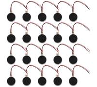 The Lord of the Tools 20pcs 2 Pin DC3V 12000RPM Mini Vibration Motor 10x3mm for Mobile Phone Tablet Electronic Device Repair (3cm)