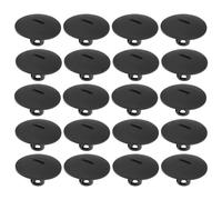 The Lord of the Tools 20pcs Car Wheel Arch Decoration Clamping Fixture Plastic Bumper Fastener Clip Mudguard Trim Strip 9112935 Compatible with Vauxhall Black