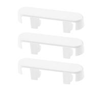 The Lord of the Tools 20PCS Window Drainage Cover Caps Replacement Weep Hole Covers Plastic for UPVC Windows Accessories 39.5 x 10 x 6.5mm White