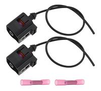 The Lord of the Tools 2PCS 1 Pin Oil Pressure Sensor Plug Connector with Wire 1J0973701 Compatible with A3 A4 A5 A6 Compatible with Golf Compatible with Jetta