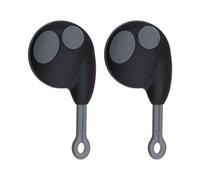 The Lord of the Tools 2pcs 2-button Car Key Fob Case Replacement Housing Shell Smart Keyless Entry Remote Fob Case Shell Compatible with Cobra Alarm 7777 1046 3193 3196 3198 3993 3998 7928 8186 8888