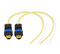 The Lord of the Tools 2pcs 2 Pin Alternator Repair Plug Harness Connector Alternator Plug Wire Connector Alternator Wire Harness Repair PL12-WL with 20cm Lead Compatible with Bosch