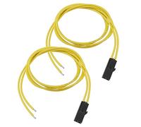 The Lord of the Tools 2Pcs 2 Pin Female Wire Harness Connector Replacement 1J0973119 3B0972712 Compatible with VW 2 Pin Connector Plug Car Accessories 60cm
