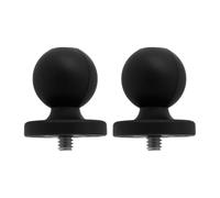 The Lord of the Tools 2Pcs 25.4mm Ball Adapter with 1/4-20 Threaded Compatible With RAM Mounting System for Action Cameras Double Socket Arm