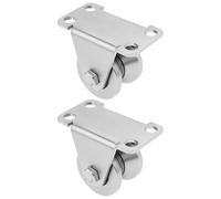 The Lord of the Tools 2PCs 32mm V Style Cable Pulley for 3-10mm wire Ropes Wheel for Pulley System Sliding Gate Load Capacity 150kg