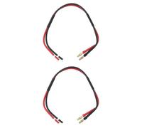 The Lord of the Tools 2pcs 4mm Banana Plug to Bare Wire Audio Cable 14AWG Silicone Wire 300mm Speaker Connector for DIY Audio Systems