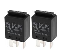 The Lord of the Tools 2Pcs 4Pin Car Low Beam Relay 1K0951253 V23374-A1601-X004 Compatible with Audi A1 2010-2015 3 2003-2012