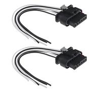 The Lord of the Tools 2Pcs 6 Pin Rear Tail Light Connection Harness Replacement 61132359993 Compatible with BMW F20 F21 F22 F23 F28 M2 F30 F31 1'2'3'4' Series Tail Lamp Plug Connector Harness