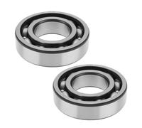 The Lord of the Tools 2pcs 6206-C3 Deep Groove Ball Bearing Suitable for Various Shaft Diameters Mounting Configurations and Machine Types (30x62x16mm)