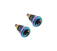 The Lord of the Tools 2Pcs Bicycle Bleed Screws for Lever Reservoir T25 Compatible with Magura EBT Bike Titanium Alloy Bolts Bicycle Fuel Tank Oil Filling Hole Screw Rainbow