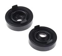 The Lord of the Tools 2pcs Black H4 LED Headlight Car Dust Covers PVC Rubber Waterproof Dustproof Headlamp Cap 80mm Easy Installation