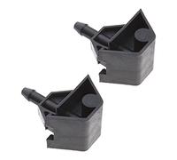The Lord of the Tools 2Pcs Car Windshield Windscreen Wiper Washer Nozzles Compatible with Nissan Qashqai 08-15 Black 28932JD000