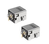 The Lord of the Tools 2PCS DC Power Jack Socket Charging Port Connector Soldering Type Laptop Replacement Parts Compatible with ASUS K43SV K53E K53SC K53SD K53SJ