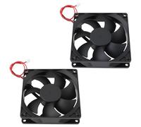 The Lord of the Tools 2pcs DC12V 0.16A 2Pin Cooling Fan Replacement Part TX9025L12S Compatible with Tianxuan Computer Case