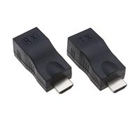 The Lord of the Tools 2Pcs HDMI Extender Transmitter & Receiver, 1080p HDMI to RJ45 Extender, Supports Up to 100ft (30M), Ideal for HDTV, Set-top Box, DVD, PS4, Home & Hotel Data Monitoring