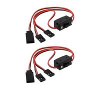 The Lord of the Tools 2Pcs JR 3 Lead Switch Harness 30cm for 1/10 RC Receiver Power Supply