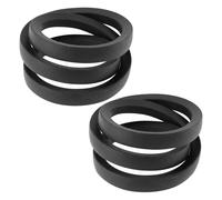 The Lord of the Tools 2PCS Lawn Mower Belts Compatible with Toro Timemaster 30 Inch 21811 21200 21810 21199 Cutting Twin Blade Mower OE 121-5765 Drive Belt