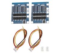 The Lord of the Tools 2Pcs LiFePo4 BMS 4S 30A 12.8V Protection Board Battery Balance Protection Board BMS PCB 18650 Charging Circuit Protection Board Suitable for Electric Motorcycles