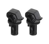 The Lord of the Tools 2Pcs Parcel Shelf Clips Replacement 90990-BV80A Compatible with Nissan Juke F15 F15E Plastic Trim Panel Shelf Fastener Black