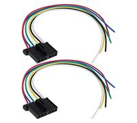 The Lord of the Tools 2PCS Rear Tail Light Lamp Wiring Loom Harness Connector Plug 1778452 Compatible with Transit Mk6 Mk7 2006-2014 6 Pin 30cm