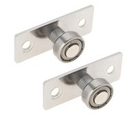 The Lord of the Tools 2pcs Sliding Door Floor Guide Floor Roller Guide Ball Bearing Pulley Sliding Metallic Sliding Door Roller Guide Ball Bearings Roller