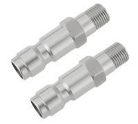 The Lord of the Tools 2Pcs Snow Foam Adapter G1/8 Thread Male to 1/4 Inch Quick Connector Adapter for Snow Foam Lance