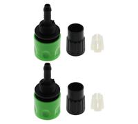 The Lord of the Tools 2Sets Garden Hose Tap Quick Connector Hose Pipe Fittings Replacement Kit for Expanding Hoses Adaptor Pipe Fitting Green