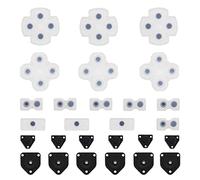 The Lord of the Tools 3 Sets Conductive Silicon Button Pads Controller Button Replacement Repair Part Compatible with Sony Playstation 4 PS4 Controller